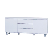 Weisses Sideboard / Anrichte LEA - 2 T&uuml;ren und 3 Schubladen image pub1