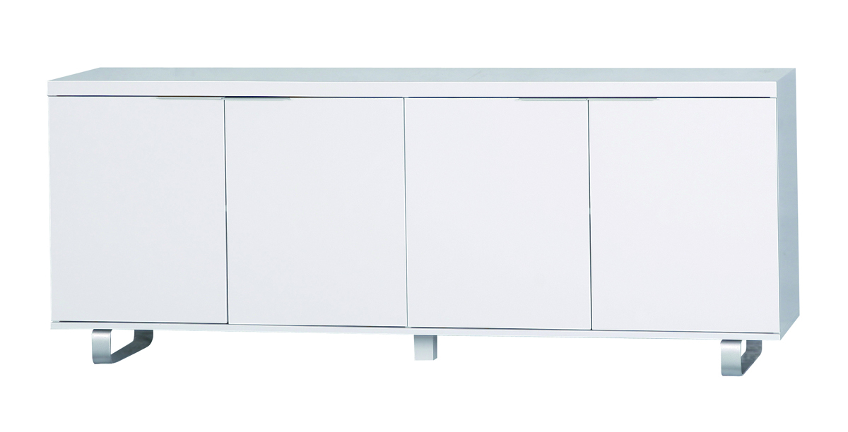 Weisses Sideboard / Anrichte LEA - 4 T&uuml;ren