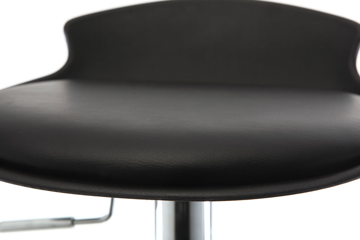2 Design-Barhocker NOVA Schwarz