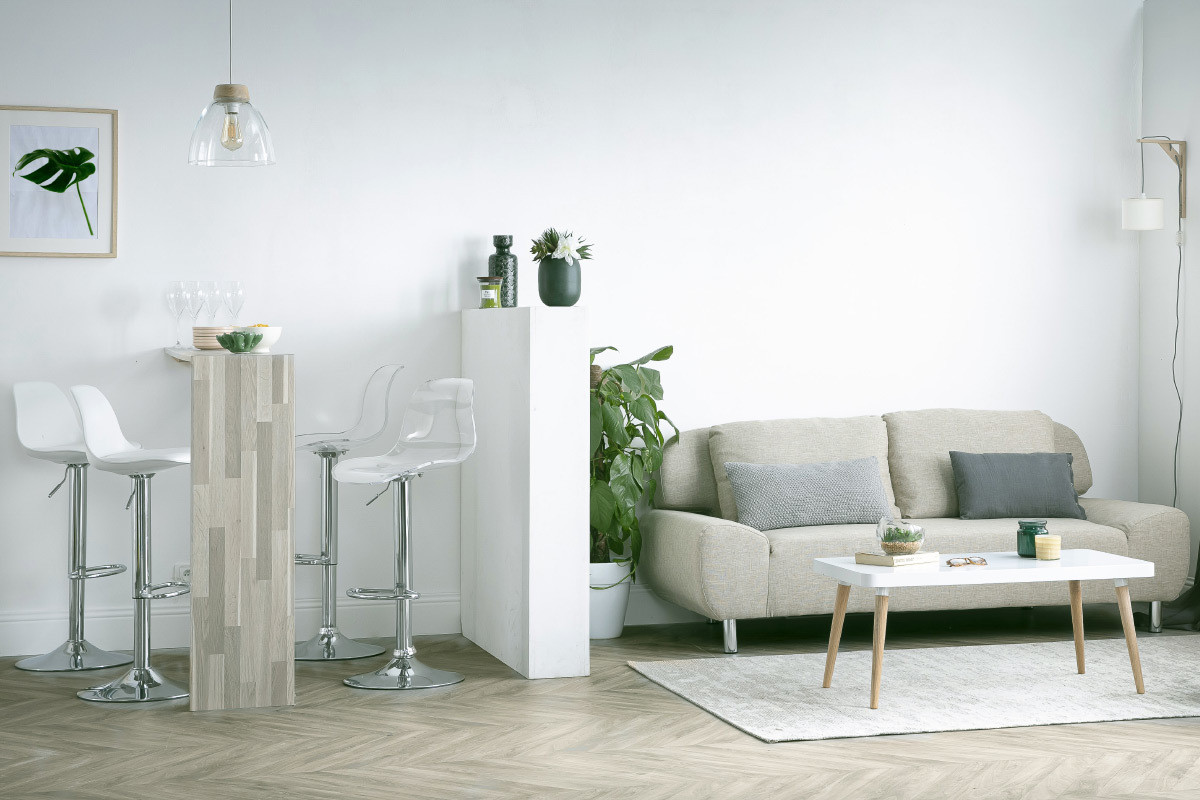 2 Design-Barhocker STEEVY Blau