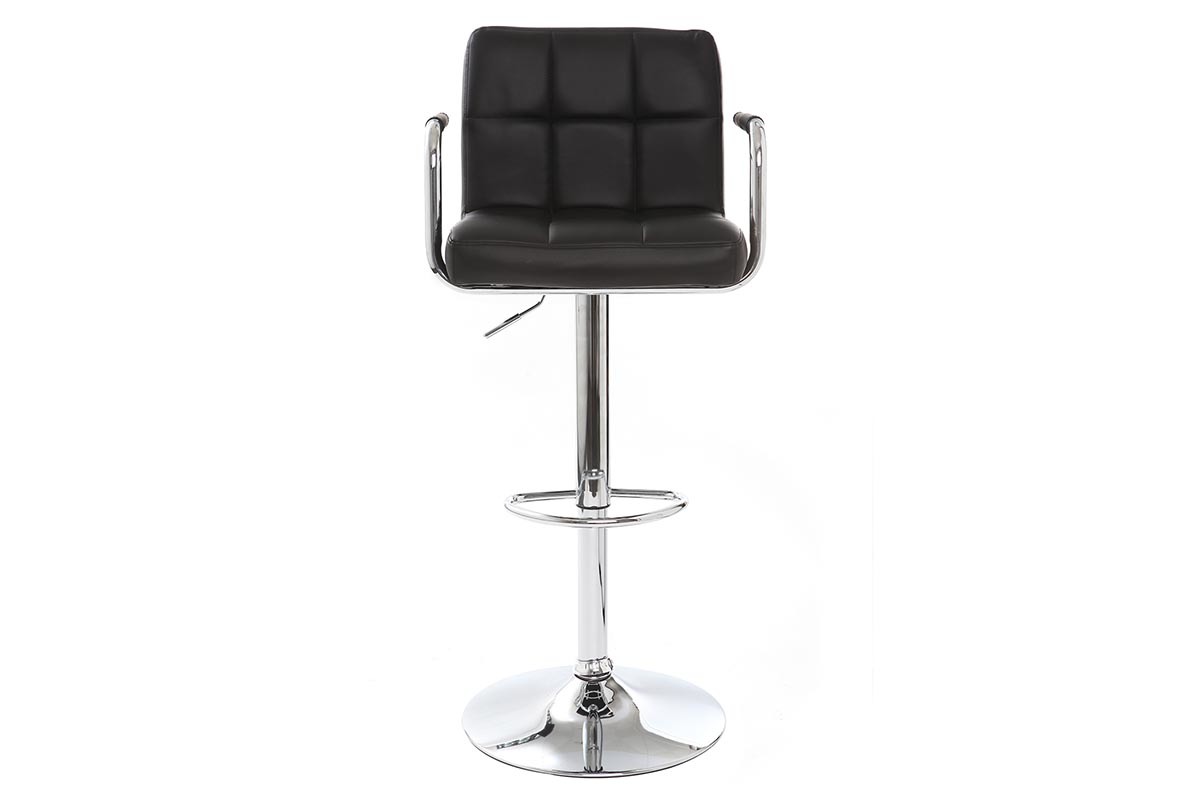 2 Design-Barhocker WILLORD Schwarz