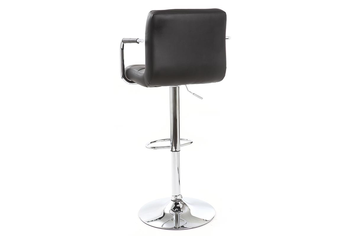 2 Design-Barhocker WILLORD Schwarz