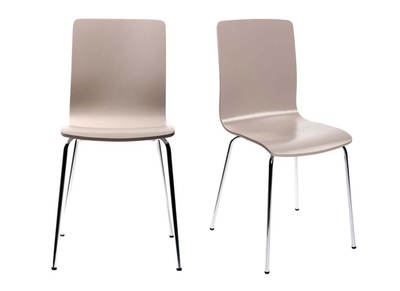 2 Design-K&uuml;chenst&uuml;hle NELLY Taupe