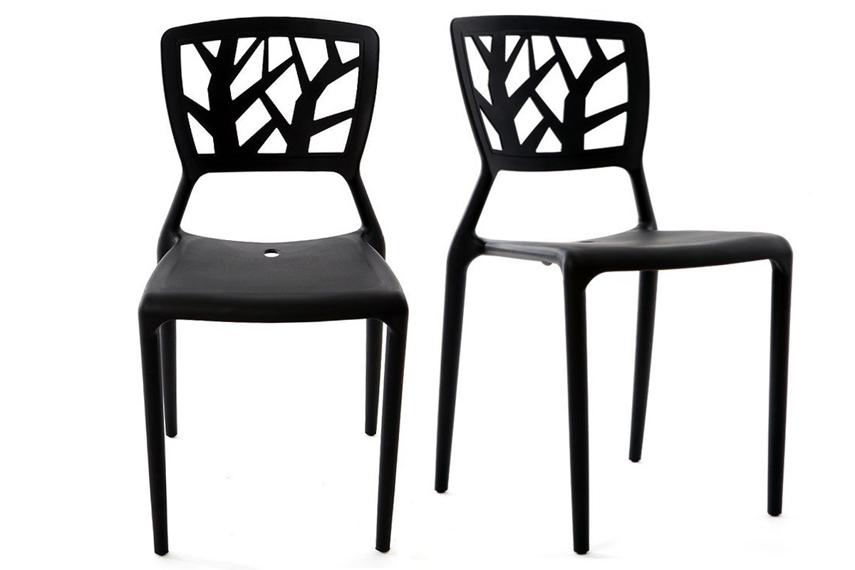 2 Design-Sthle KATIA Schwarz