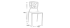 2 Design-Stühle KATIA Schwarz