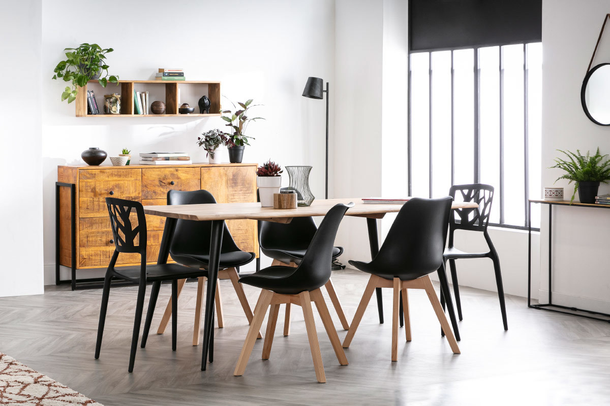2 Design-Sthle KATIA Schwarz