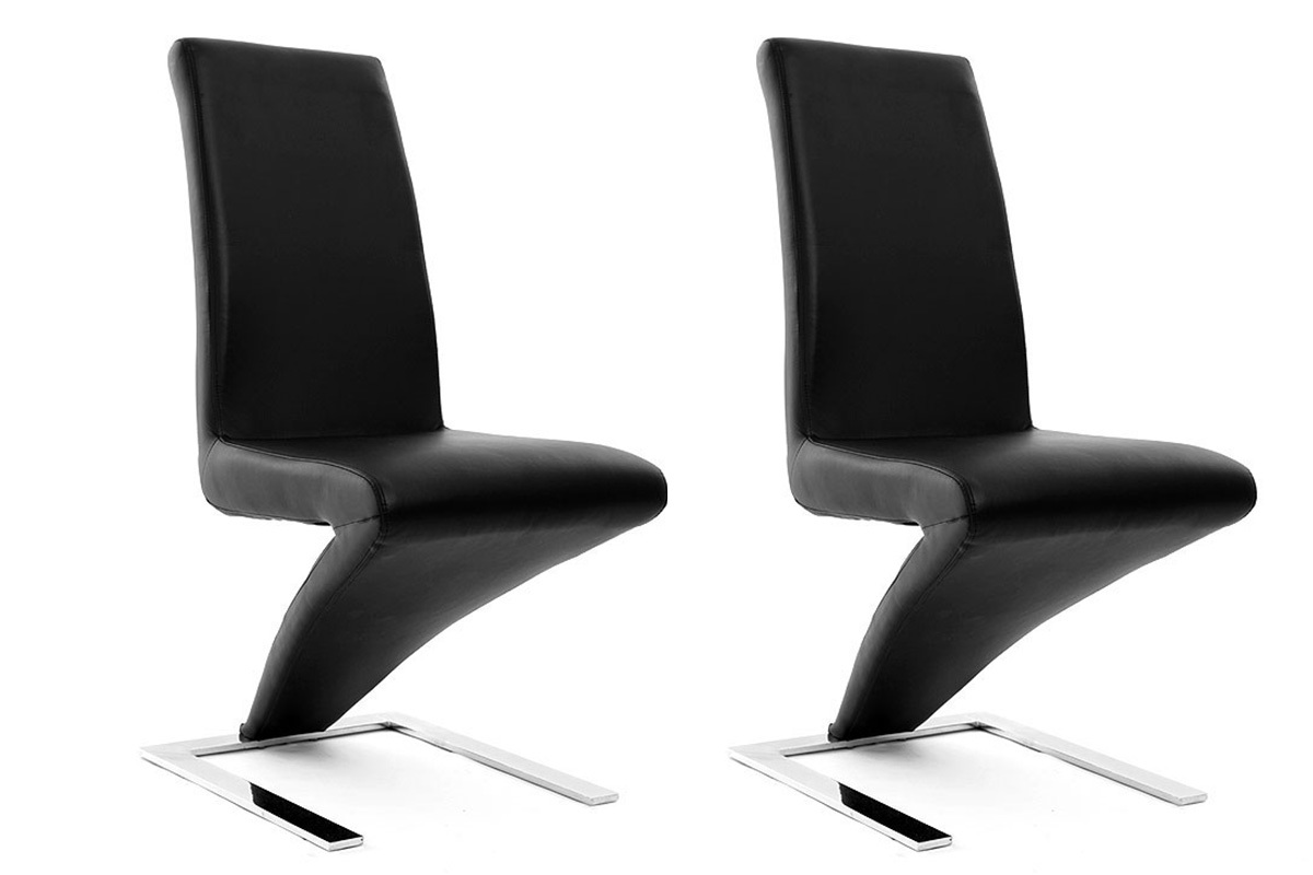 2 Design-St�hle NEW ANGIE Schwarz