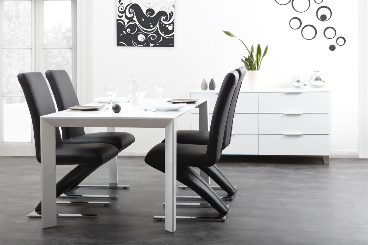 2 Design-St�hle NEW ANGIE Schwarz