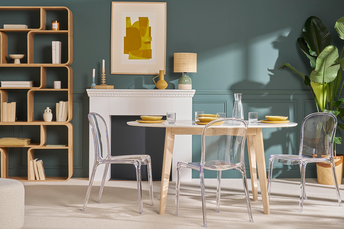 2 Design-Sthle Polycarbonat Transparent THALYSSE