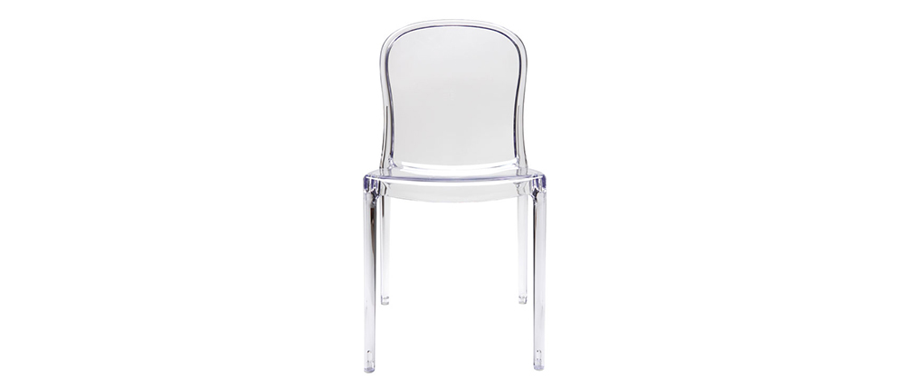 2 Design-Stühle THALYSSE Polycarbonat Transparent