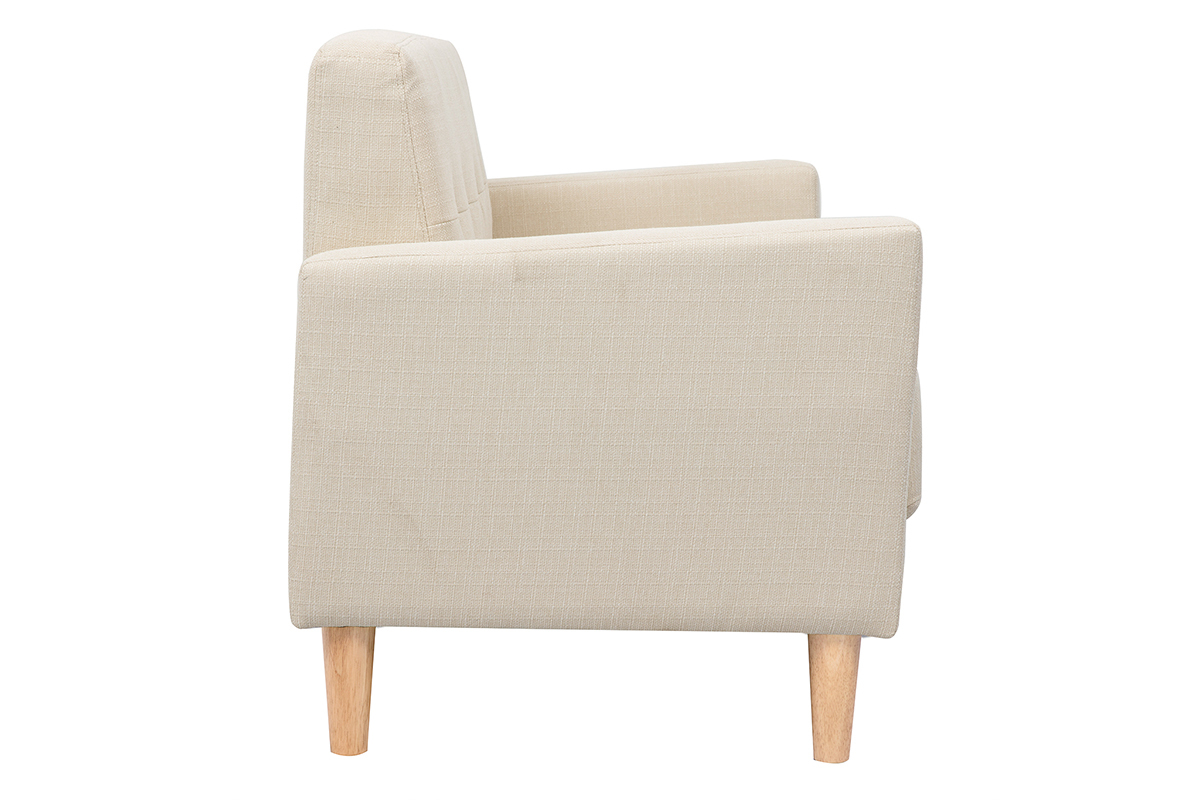 2-er Designer-Sofa MOON beige
