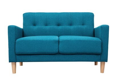 2-er Designer-Sofa MOON entenblau