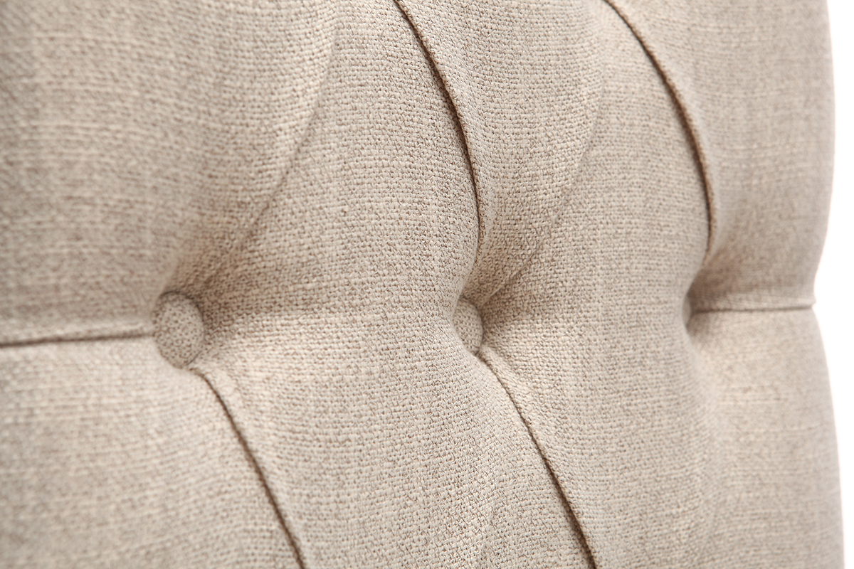 2er-Set Barhocker/-sthle, naturfarbener Stoff, Hhe 75 cm RIVOLI