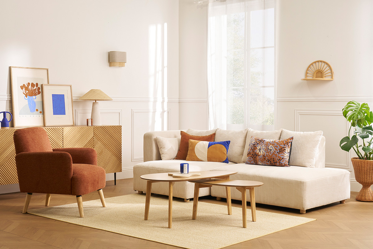 2er-Set Couchtische Eiche ARTIK