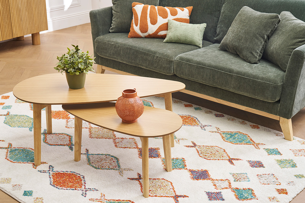 2er-Set Couchtische Eiche ARTIK