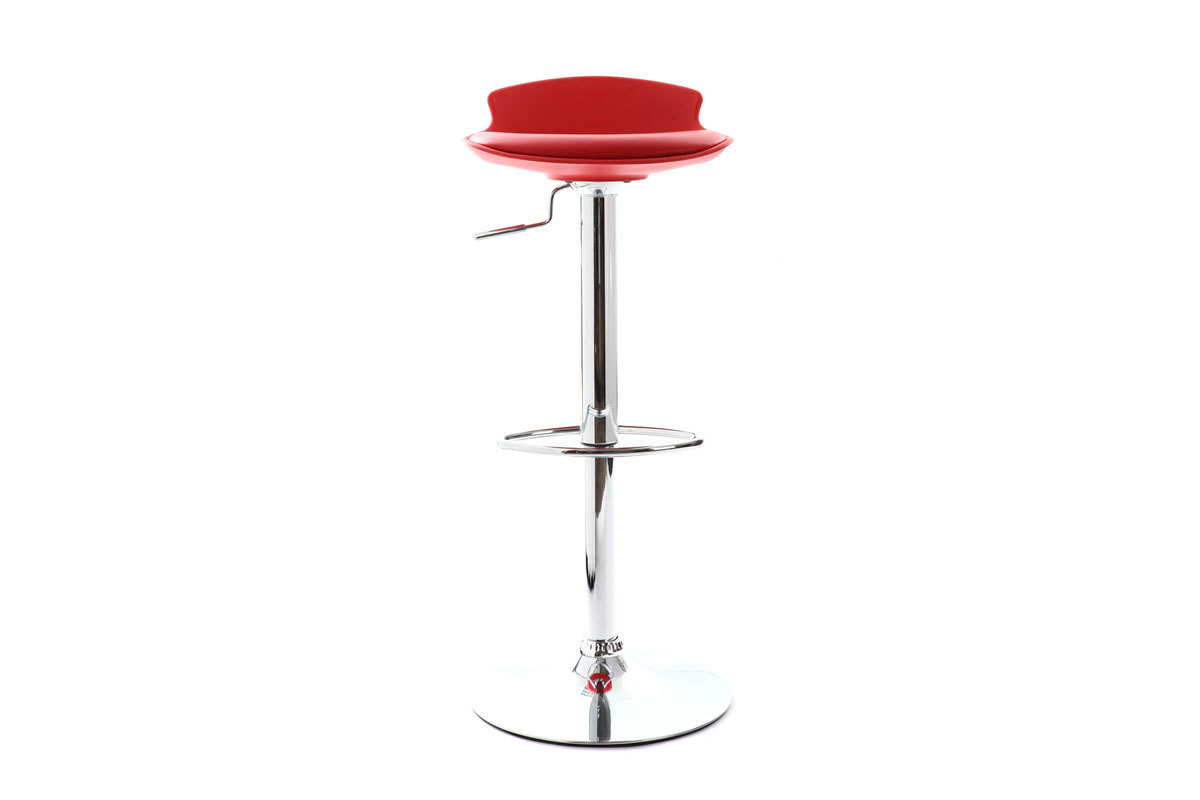 2er-Set Design-Barhocker Rot NOVA