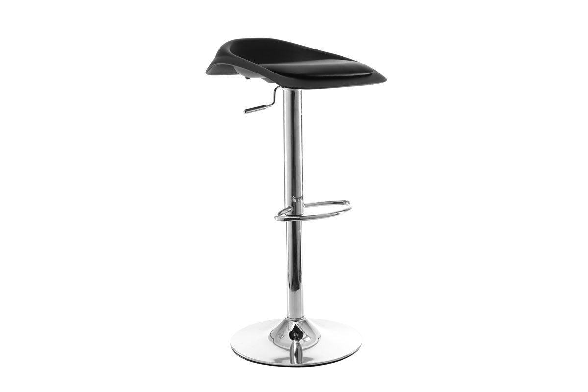 2er-Set Design-Barhocker Schwarz SYRIUS