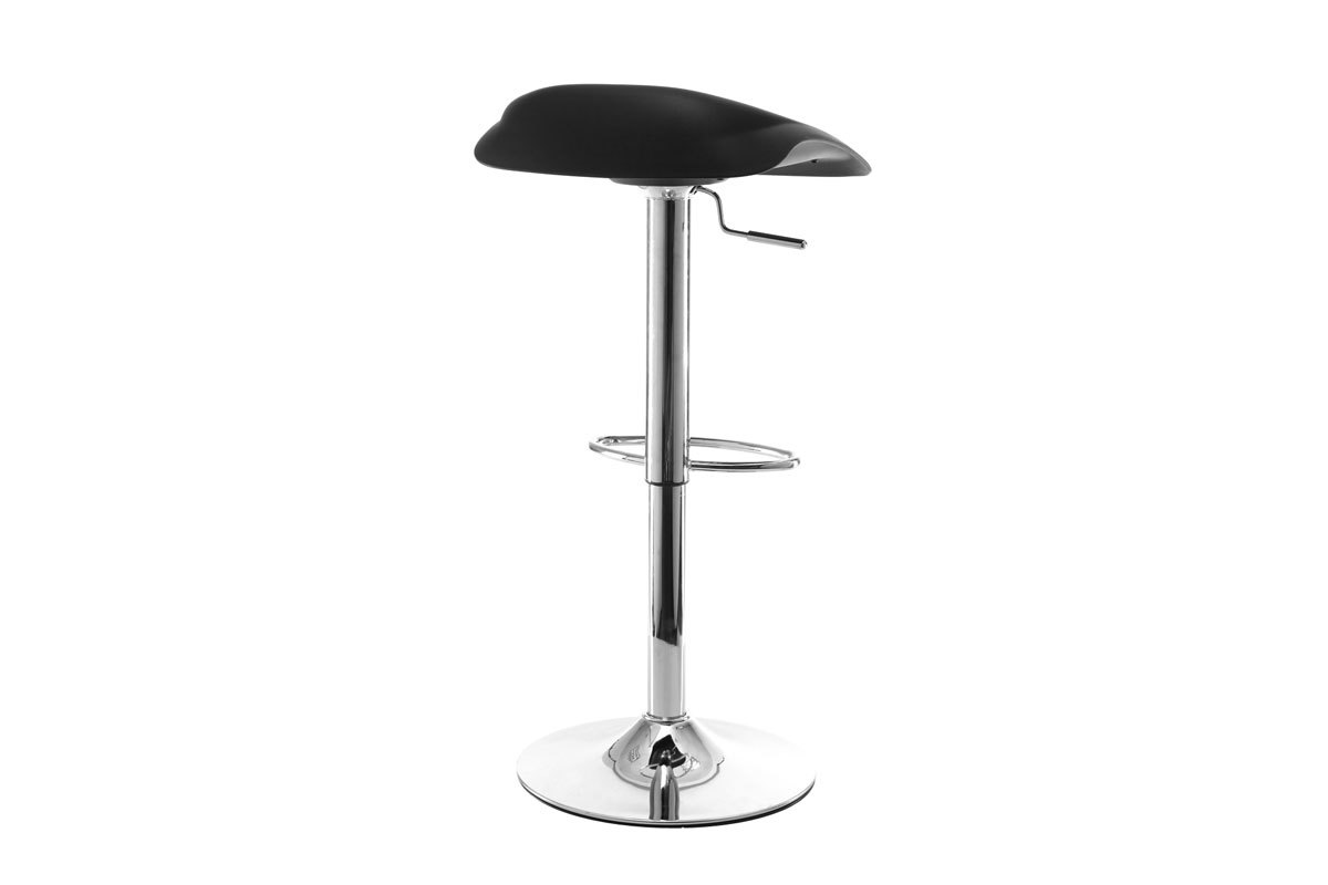 2er-Set Design-Barhocker Schwarz SYRIUS