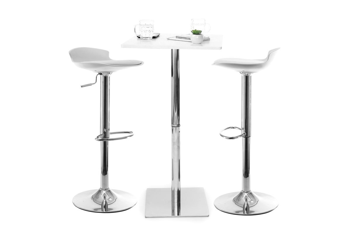 2er-Set Design-Barhocker Wei NOVA