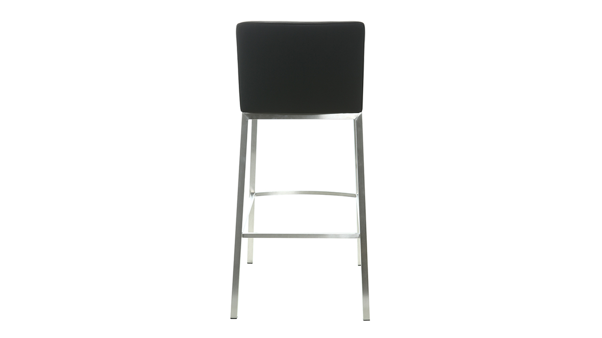 2er-Set Design-Hocker Schwarz Epsilon