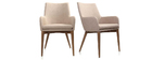 2er-Set Design-Sessel Polyester Beige SHANA