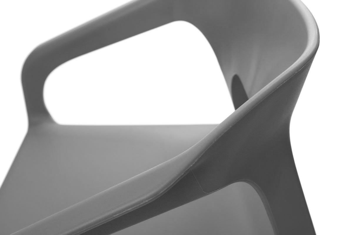 2er-Set skandinavische Design-St�hle Grau HELIA