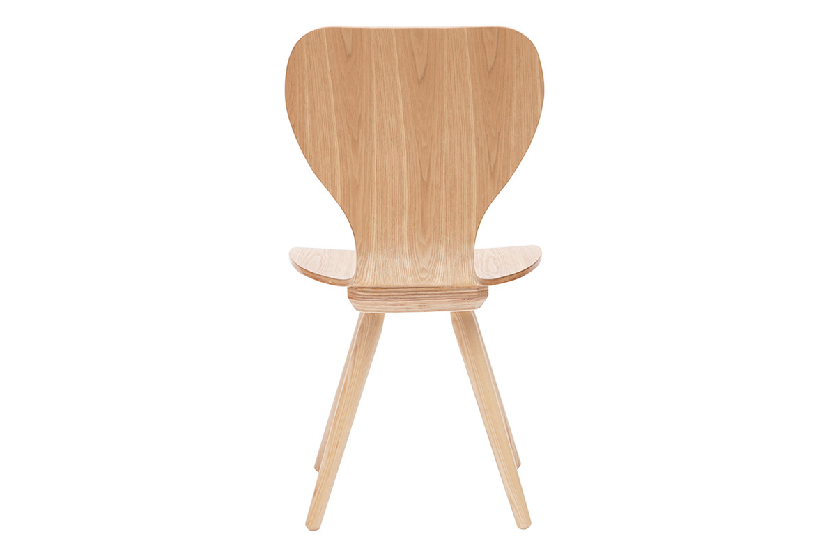 2er-Set Sthle aus Esche NORDECO