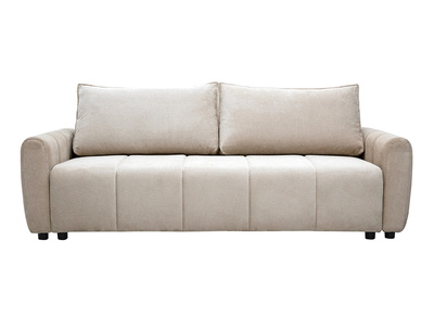 3-Sitzer-Schlafsofa aus beigem Chenille-Stoff FOLDY