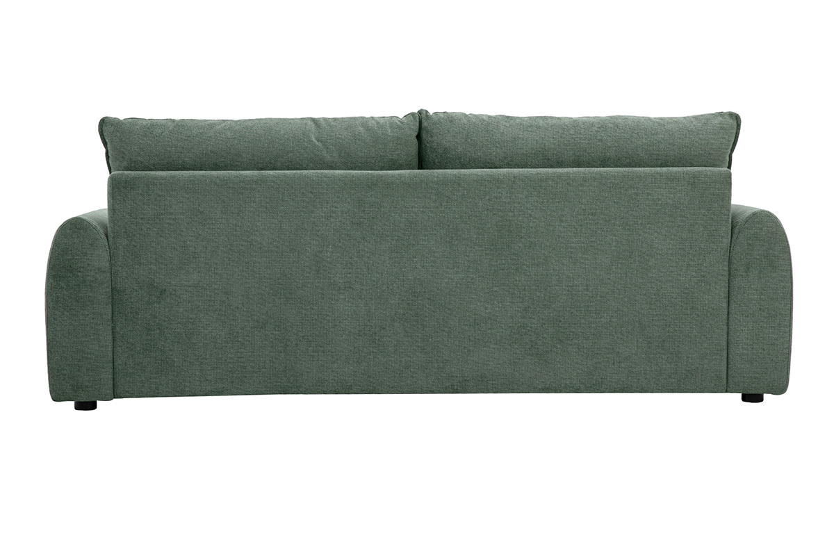 3-Sitzer-Sofa aus gr�n-khaki Chenille-Stoff PIO