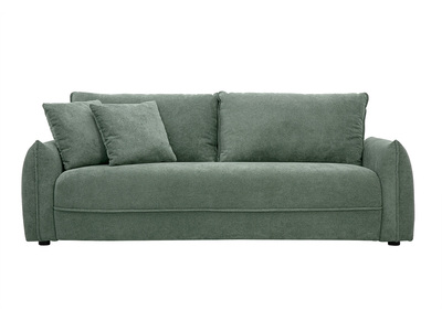 3-Sitzer-Sofa aus gr&uuml;n-khaki Chenille-Stoff PIO