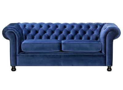 3-Sitzer-Sofa CHESTERFIELD Dunkelblau