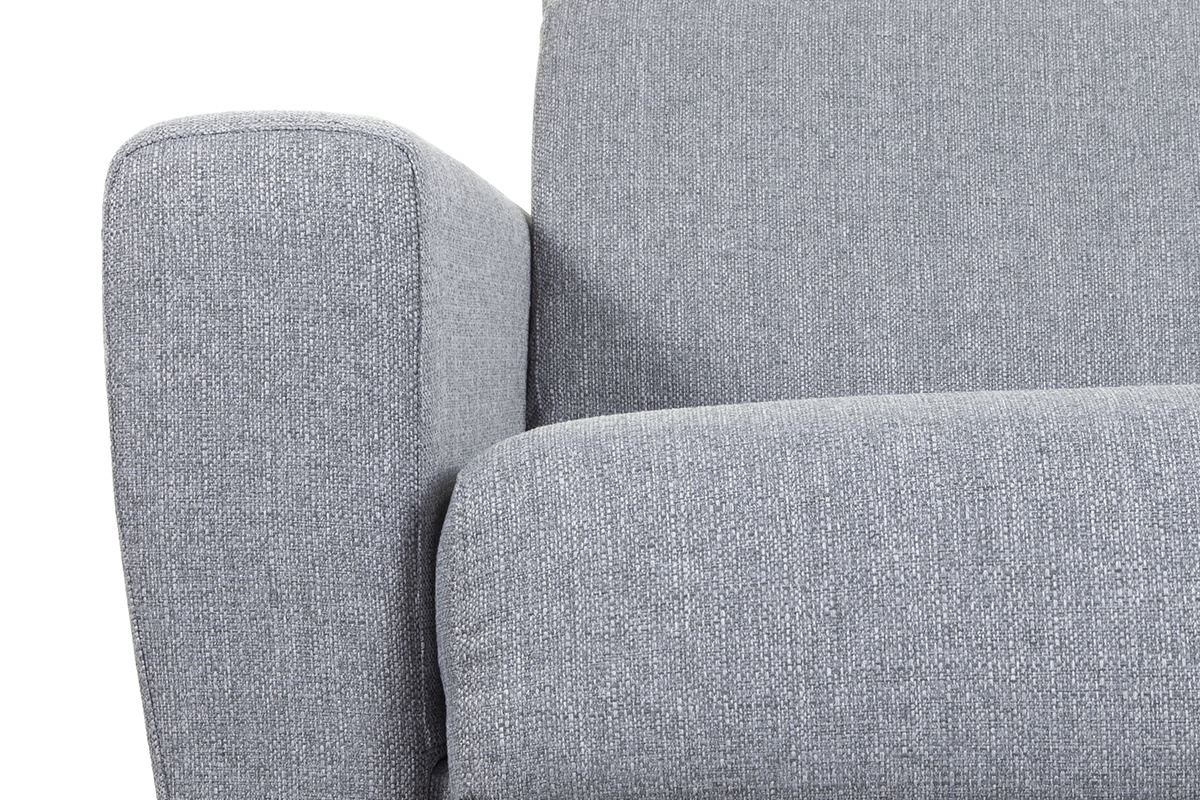 3-Sitzer-Sofabett mit verstellbaren Kopfsttzen in grau GOYA