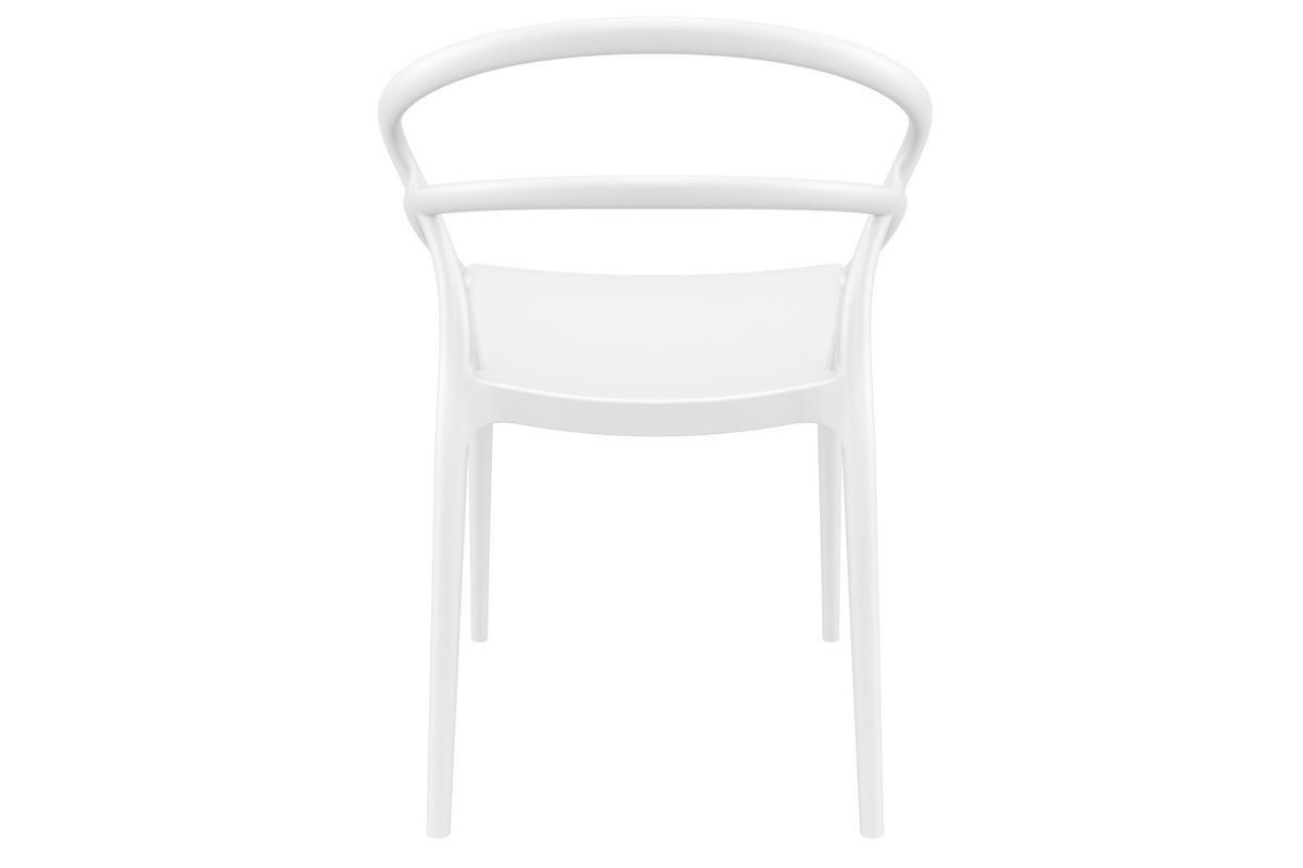 4er-Set Design-Sthle weies PP COLIBRI