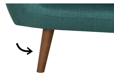 4er-Set M&ouml;belf&uuml;&szlig;e Nussbaum-Oberfl&auml;che OLAF