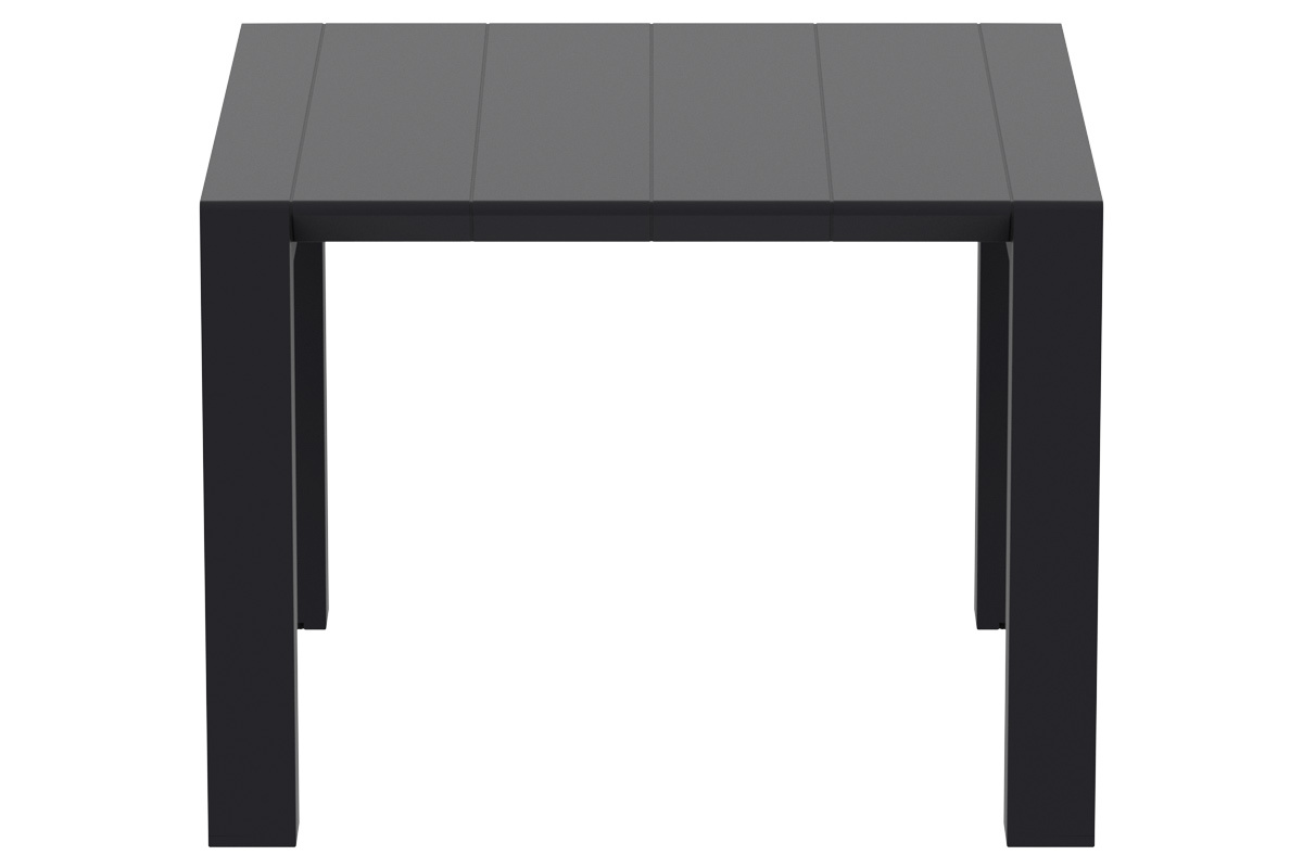 Ausziehbarer Auentisch schwarz L100-140 cm PRIMAVERA