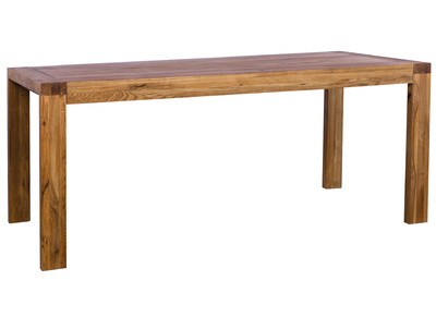 Ausziehbarer Esstisch aus massiver Eiche L180-230 cm RAW - Ausziehbarer Esstisch aus massiver Eiche L180-230 cm RAW