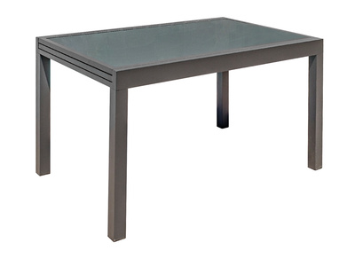 Ausziehbarer Gartentisch anthrazitgrau L135-270 cm PORTOFINO - Ausziehbarer Gartentisch anthrazitgrau L135-270 cm PORTOFINO