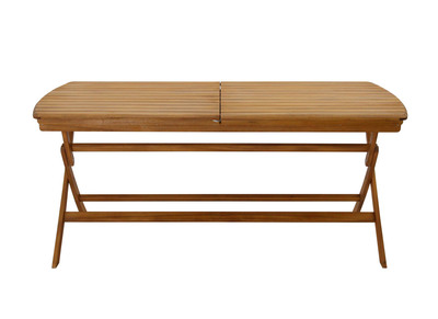 Ausziehbarer Gartentisch mit integrierter Verlängerung aus Massivholz B180-240 cm CANOPEE