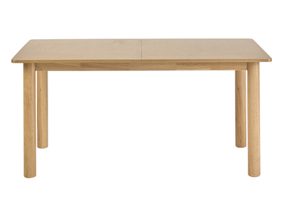 Ausziehbarer rechteckiger Esstisch helles Eschenholz L160-210 cm CLAUDIE