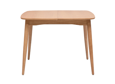 Ausziehbarer Tisch mit integrierten Verl&auml;ngerungen, quadratisch, aus hellem Eichenholz, L100-140 cm HELMA