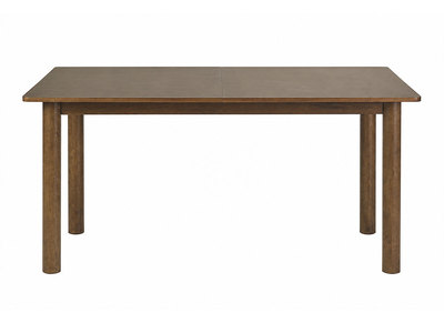 Ausziehbarer Tisch mit integrierten Verl&auml;ngerungen, rechteckig, dunkles Walnussholz, L160-210 cm CLAUDIE