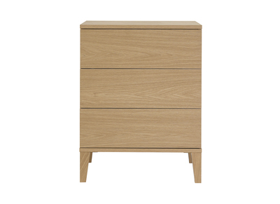 Badezimmerschrank mit Eiche-Holzoberfl&auml;che B60 cm FREDDY