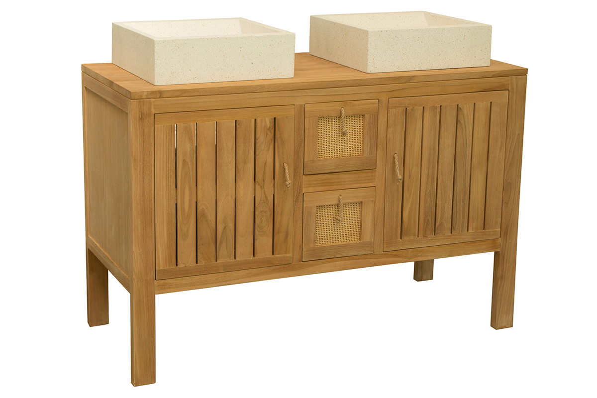 Badmbel mit Doppelbecken ARECA