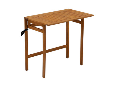 Balkon-Klapptisch aus Massivholz B80 cm CARMEN