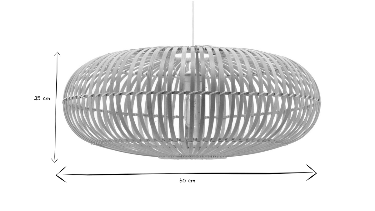 Bambus Hngeleuchte Durchmesser 60cm KANA