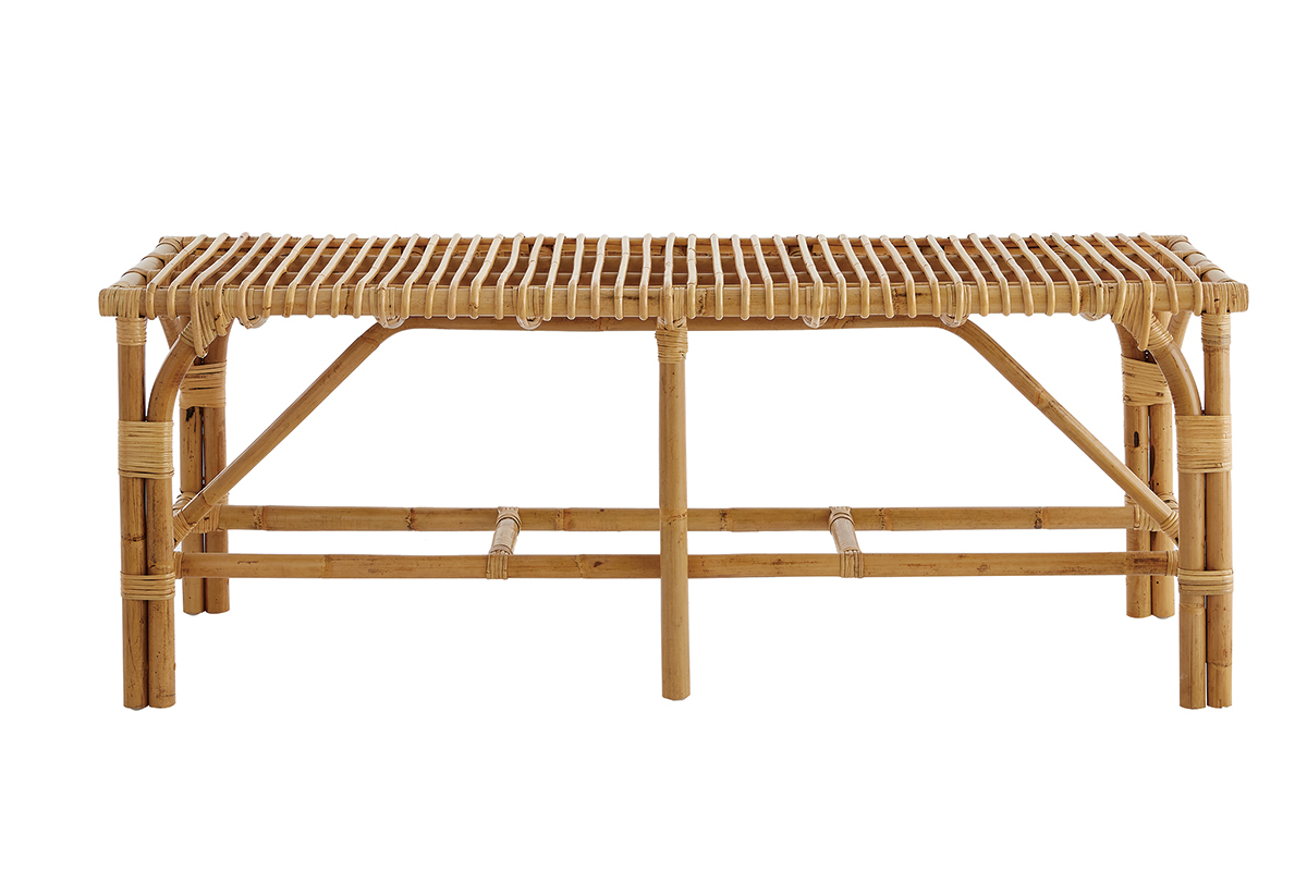 Bank aus Rattan B120 cm SUNNY