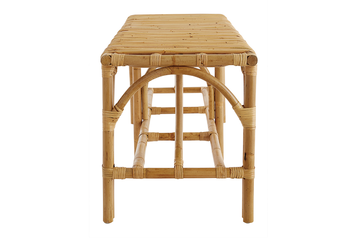 Bank aus Rattan B120 cm SUNNY
