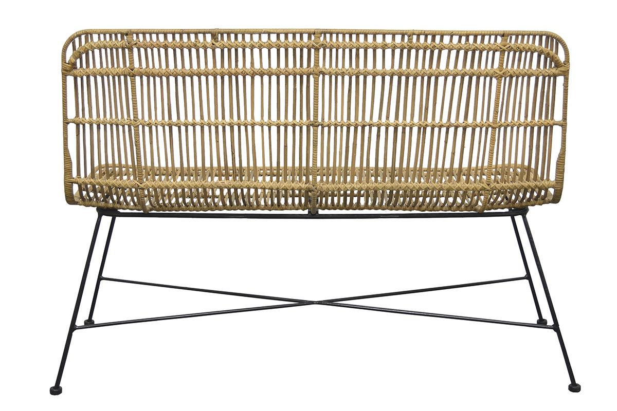 Bank aus Rattan naturfarben MALACCA