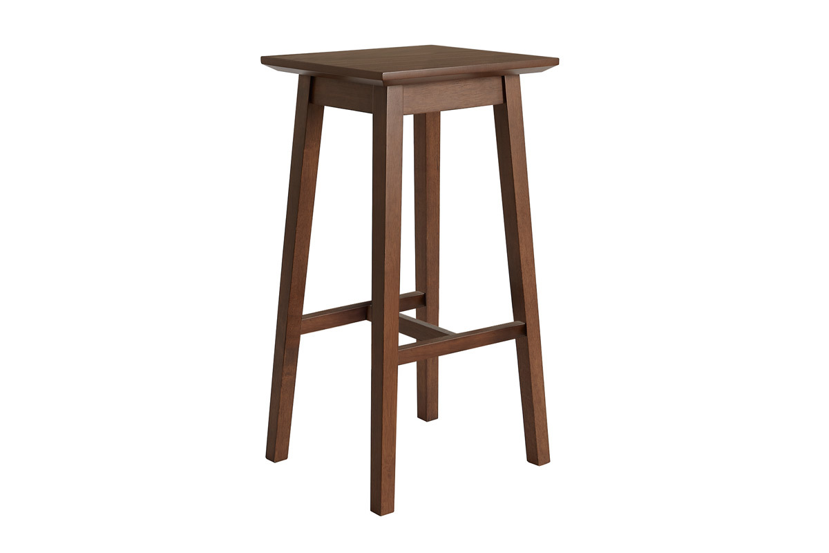 Barhocker 75 cm Walnussfarben (2er-Set) RUSSELL