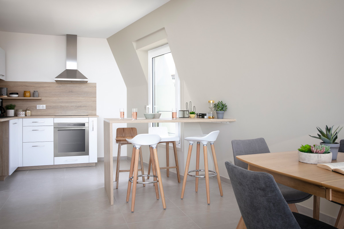 Barhocker Design skandinavisch GILDA Wei�